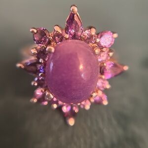 Amethyst 925 sterling silver ring